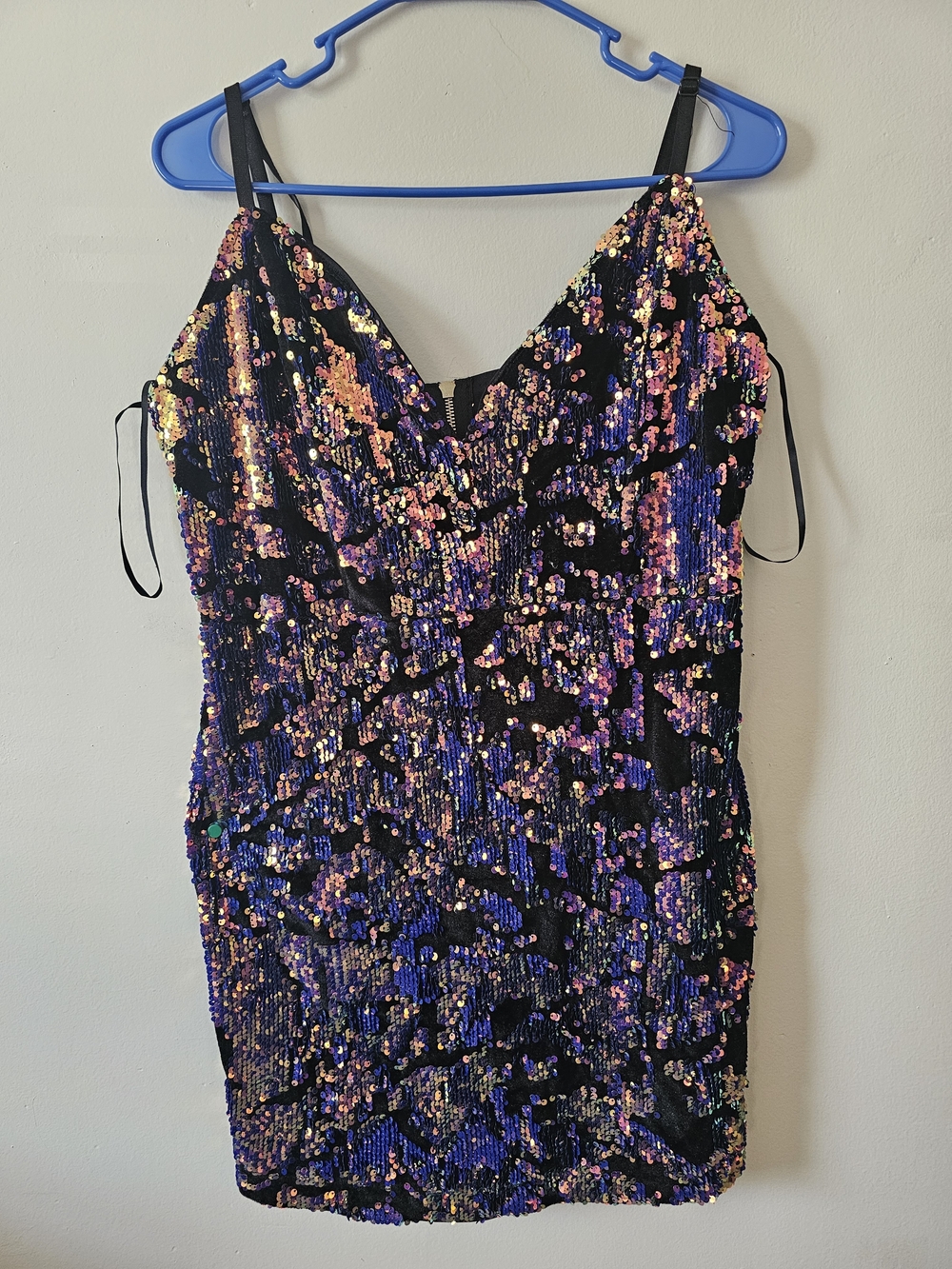 Lazy One Multicolor Sequin Mini Dress - Picture 2 of 3
